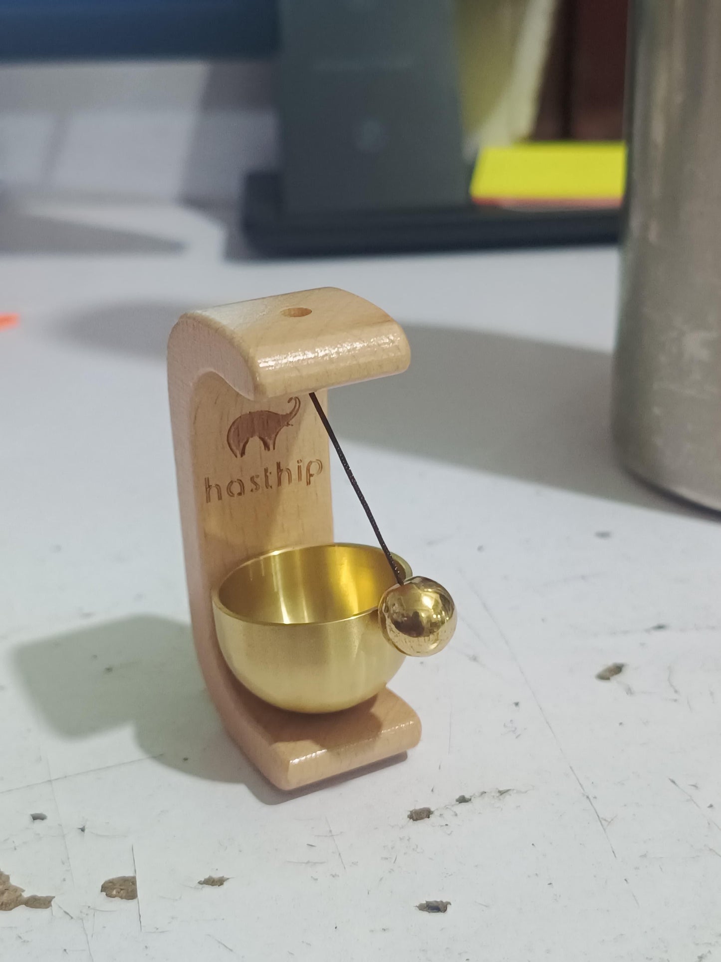 Premium Wooden Bell for Home - Handcrafted to Bring Peace & Positivity
