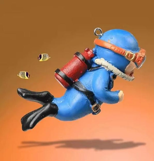 Cute Diving Fish Tank Decorative Ornaments (Assorted Pack of 2)