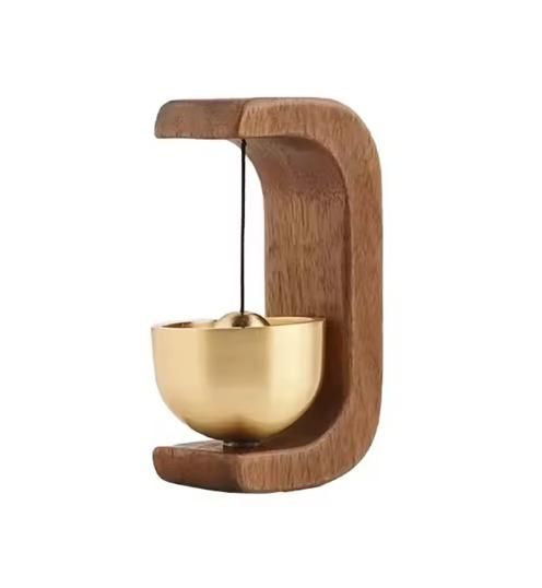 Premium Wooden Bell for Home - Handcrafted to Bring Peace & Positivity