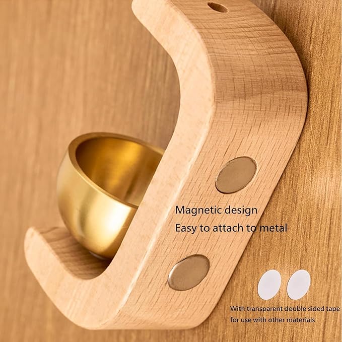 Premium Wooden Bell for Home - Handcrafted to Bring Peace & Positivity