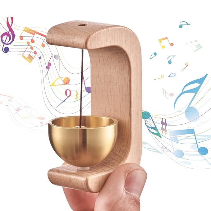 Premium Wooden Bell for Home - Handcrafted to Bring Peace & Positivity